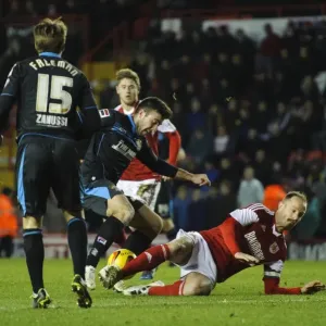 Bristol City vs Stevenage: Intense Clash between Michael Doughty and Louis Carey Bristol City vs Stevenage: Intense Clash between Michael Doughty and Louis Carey