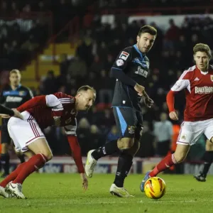 Bristol City vs Stevenage: Intense Moment as Louis Carey Faces Off Against Michael Doughty Bristol City vs Stevenage: Intense Moment as Louis Carey Faces Off Against Michael Doughty
