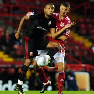 Bristol City vs Swindon Town League Cup Print Bristol City vs Swindon Town League Cup Print