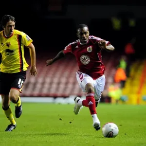 Bristol City vs Watford: Intense Rivalry - Danny Rose vs Will Buckley Battle, Championship Match, September 2010