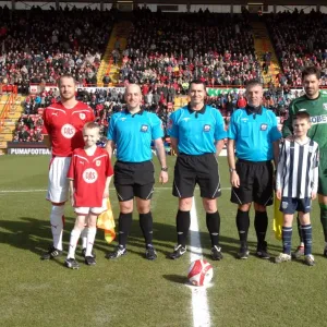 Bristol City vs. West Bromwich Albion Football Print 2009-2010 Season