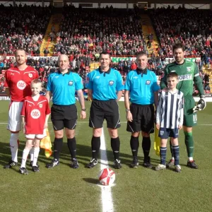 Bristol City vs. West Bromwich Albion Football Print 2009-2010 Season Bristol City vs. West Bromwich Albion Football Print 2009-2010 Season