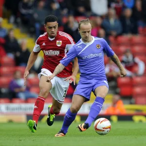 Season 13-14 Framed Print Collection: Bristol City V Wolves