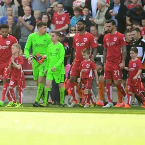 Bristol City vs. Wolverhampton Wanderers: Sky Bet Championship Kick-Off - Mascots and Players Walk Out