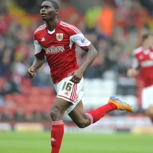 Bristol City vs Wolves: Jordan Wynter in Action at Ashton Gate, 2013
