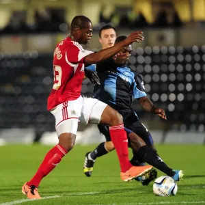 Bristol City vs Wycombe Wanderers Print, Adams Park, 2013 Bristol City vs Wycombe Wanderers Print, Adams Park, 2013