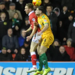 Bristol City vs Yeovil Town: Intense Aerial Battle - December 2014 Bristol City vs Yeovil Town: Intense Aerial Battle - December 2014