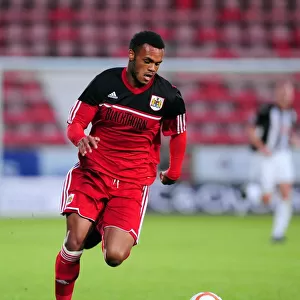 Bristol City's Aaron Holley in Action at East End Park (01.08.12)