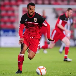 Bristol City's Aaron Holley in Action During Pre-Season Friendly Against Dunfermline Bristol City's Aaron Holley in Action During Pre-Season Friendly Against Dunfermline