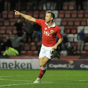 Bristol City's Aaron Wilbraham: Thrilling Goal Celebration Seals Johnstones Paint Trophy Victory over Coventry City (10 December 2014)