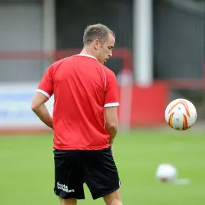 Bristol City's Aaron Wilbraham in Action during Pre-Season Friendly against Cheltenham Town (2014) Bristol City's Aaron Wilbraham in Action during Pre-Season Friendly against Cheltenham Town (2014)
