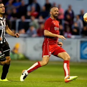 Bristol City's Aaron Wilbraham Scores Against Bath City in Pre-season Friendly, July 2016 Bristol City's Aaron Wilbraham Scores Against Bath City in Pre-season Friendly, July 2016