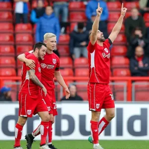 Bristol City's Aaron Wilbraham Scores the Opener Against Blackburn Rovers in EFL Championship Match Bristol City's Aaron Wilbraham Scores the Opener Against Blackburn Rovers in EFL Championship Match