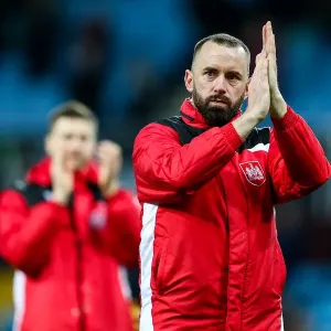 Bristol City FC Print of Aaron Wilbraham Showing Appreciation to Fans