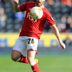 Bristol City's Adam Matthews at KC Stadium against Hull City, Sky Bet Championship 2016