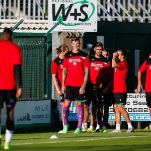 Bristol City Print - Aden Flint and Marlon Pack at Huish Park Stadium Bristol City Print - Aden Flint and Marlon Pack at Huish Park Stadium