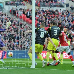 Bristol City Aden Flint Scores the Opener Print Bristol City Aden Flint Scores the Opener Print