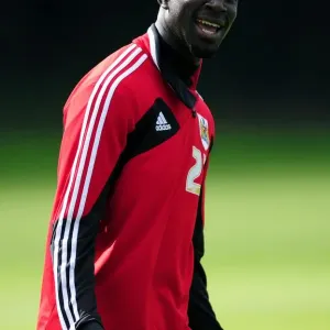 Bristol City's Albert Adomah in Action Print
