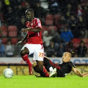 Bristol City v Swindon Town Print - Albert Adomah Fouled Bristol City v Swindon Town Print - Albert Adomah Fouled