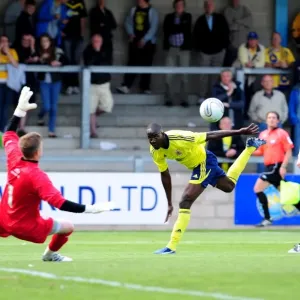 Bristol City FC Print - Albert Adomah Clearing Attempt