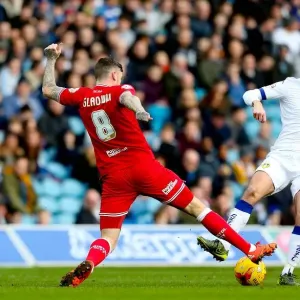 Bristol City's Ben Gladwin in Action against Leeds United, Sky Bet Championship 2016 Bristol City's Ben Gladwin in Action against Leeds United, Sky Bet Championship 2016