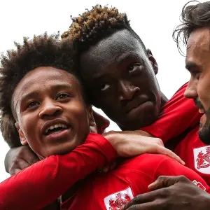 Bristol City FC Print - Bobby Reid Scores Third Goal Against Fulham Bristol City FC Print - Bobby Reid Scores Third Goal Against Fulham