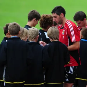 Bristol Citys Bradley Orr sign autographs Bristol Citys Bradley Orr sign autographs