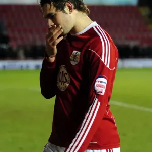 Bristol City's Brett Pitman Exits Disappointed: FA Cup Clash vs Sheffield Wednesday (08/01/2011)