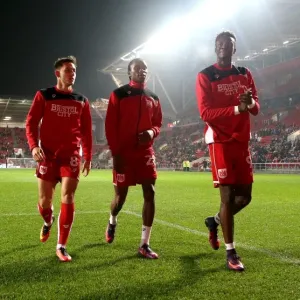 Bristol City Players in Action Print Bristol City Players in Action Print