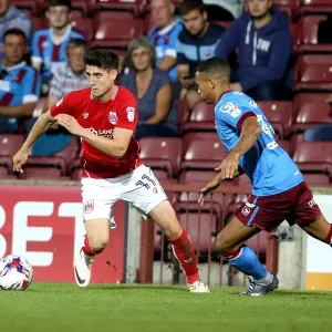 Bristol City FC Print of Callum O'Dowda in Action