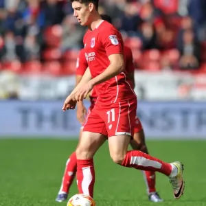 Bristol City FC Print of Callum O'Dowda in Action