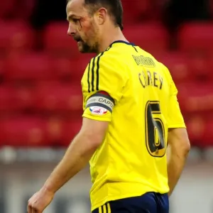 Bristol City's Captain Louis Carey at The City Ground during Nottingham Forest vs. Bristol City Football Match, 07/04/2012 Bristol City's Captain Louis Carey at The City Ground during Nottingham Forest vs. Bristol City Football Match, 07/04/2012