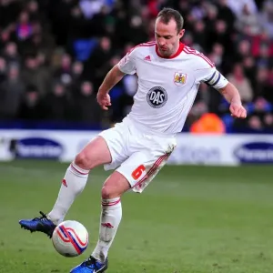 Bristol City's Captain Louis Carey Leads the Charge Against Crystal Palace in Championship Clash at Selhurst Park (22/01/2011)