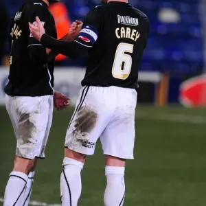 Bristol City's Carey and Fontaine at Crystal Palace Championship Clash, Selhurst Park Stadium - 09/03/2010