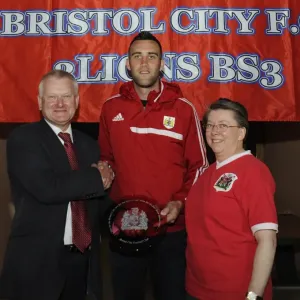 Bristol City's Chris Stenner Honored for 10 Years of Service with Community Trust during Botswana Tour Bristol City's Chris Stenner Honored for 10 Years of Service with Community Trust during Botswana Tour