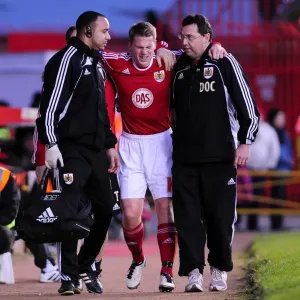 Bristol City's Christian Ribeiro Suffers Devastating Injury Exit vs. Sheffield Wednesday in FA Cup Clash (08/01/2011)