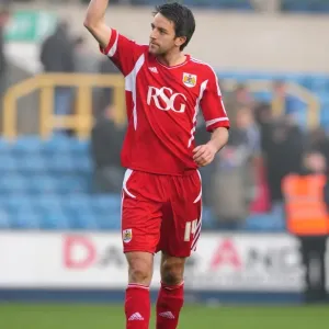 Bristol City's Cole Skuse in Championship Action: Millwall vs. Bristol City at Selhurst Park (Nov. 2011) - Editorial Use Only Bristol City's Cole Skuse in Championship Action: Millwall vs. Bristol City at Selhurst Park (Nov. 2011) - Editorial Use Only
