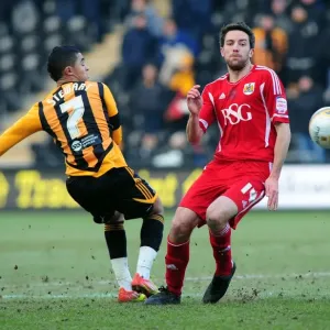 Bristol City's Cole Skuse in action at the KC Stadium