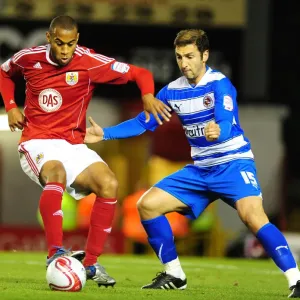 Bristol City's Danny Haynes in action Print Bristol City's Danny Haynes in action Print