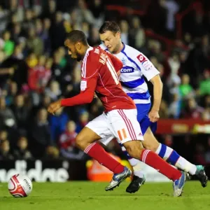 Bristol City's Danny Haynes in Action: Bristol City vs. QPR, Npower Championship, Ashton Gate, 22/10/2010