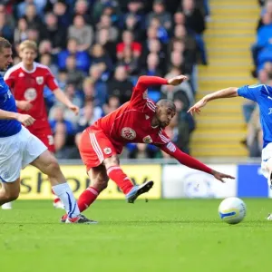 Bristol City's Danny Haynes in Action: Cardiff City vs. Bristol City, Npower Championship, 16/10/2010