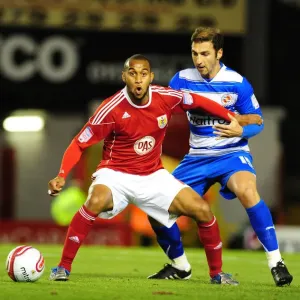 Bristol City's Danny Haynes Print, Npower Championship Match at Ashton Gate
