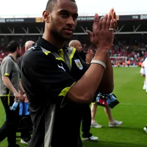 Bristol City's Danny Haynes Appreciates Fans Support in Championship Match Against Derby County (April 2010) Bristol City's Danny Haynes Appreciates Fans Support in Championship Match Against Derby County (April 2010)