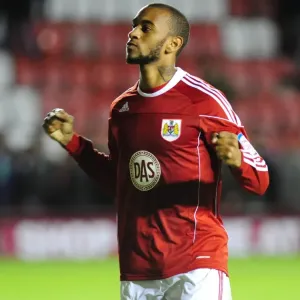 Bristol City FC Print - Danny Haynes Euphoric Celebration