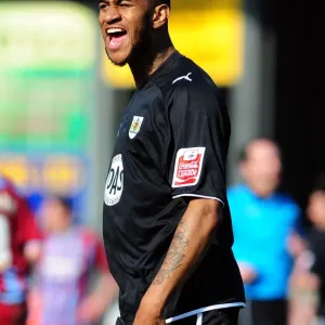 Bristol City's Danny Haynes Expresses Frustration During Championship Clash vs. Scunthorpe United, April 2010 Bristol City's Danny Haynes Expresses Frustration During Championship Clash vs. Scunthorpe United, April 2010