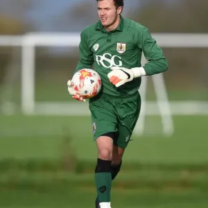 Bristol City's Dave Richards in Action during U21 Training Match against Millwall