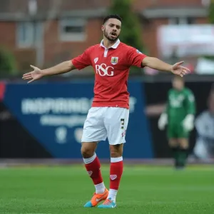 Bristol City's Derrick Williams in Action during Bristol City vs Oldham Athletic, November 2014