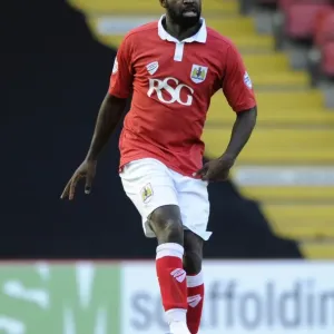 Bristol City's Derrick Williams in Action against Oxford United, Capital One Cup First Round, Ashton Gate Bristol City's Derrick Williams in Action against Oxford United, Capital One Cup First Round, Ashton Gate