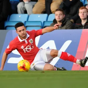 Bristol City's Derrick Williams in Action Print Bristol City's Derrick Williams in Action Print