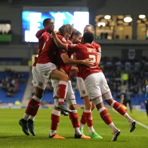 Bristol City Derrick Williams Scores and Celebrates Print